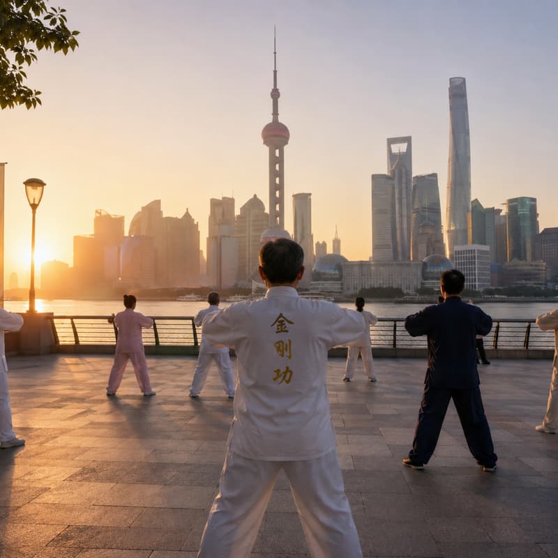 Cover Image for Official】长寿月 · 养生功法 · 金刚功：9:00 – 9:30 AM 通经体验 / Longevity Month — Traditional Taoist Practice: Jingang Gong (Eight Section Vajra)muShanghai