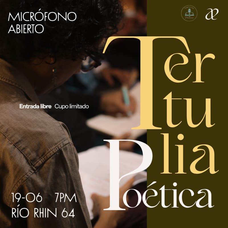 Cover Image for Tertulia Poética - open mic