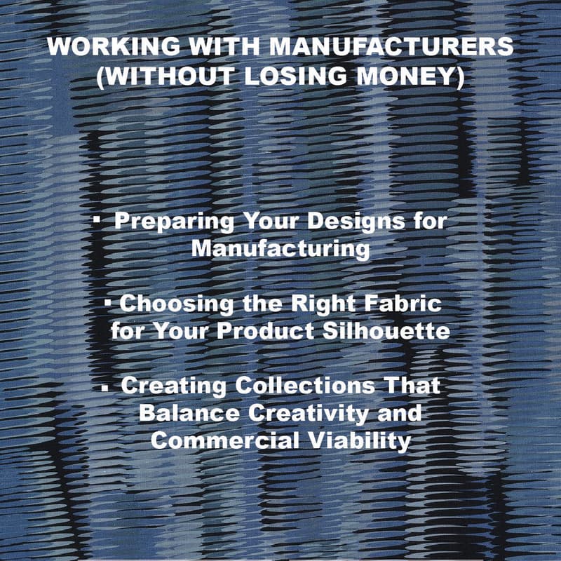 Cover Image for WORKING WITH MANUFACTURERS(WITHOUT LOSING MONEY)