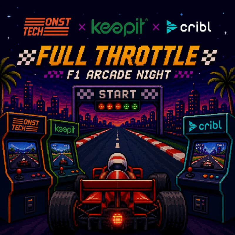 Cover Image for Full Throttle: F1 Arcade with ONST, Keepit & Cribl