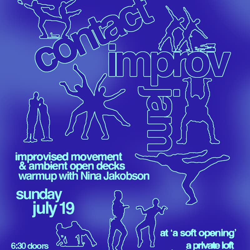 Cover Image for contact improv jam (& ambient open decks)