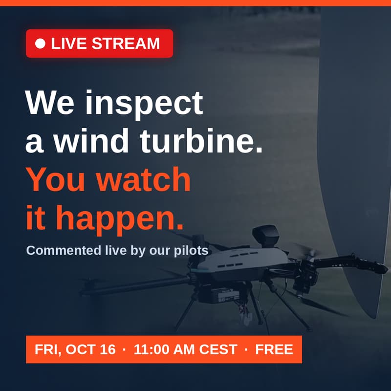 Cover Image for Q&A | Drone inspection of a wind turbine Software and real application