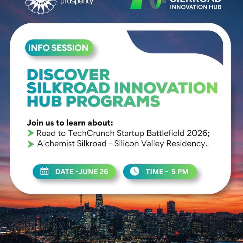 Cover Image for Info session: Discover Silkroad Innovation Hub Programs