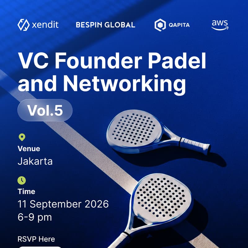 Cover Image for Founders & VCs' Padel & Networking Vol 5
