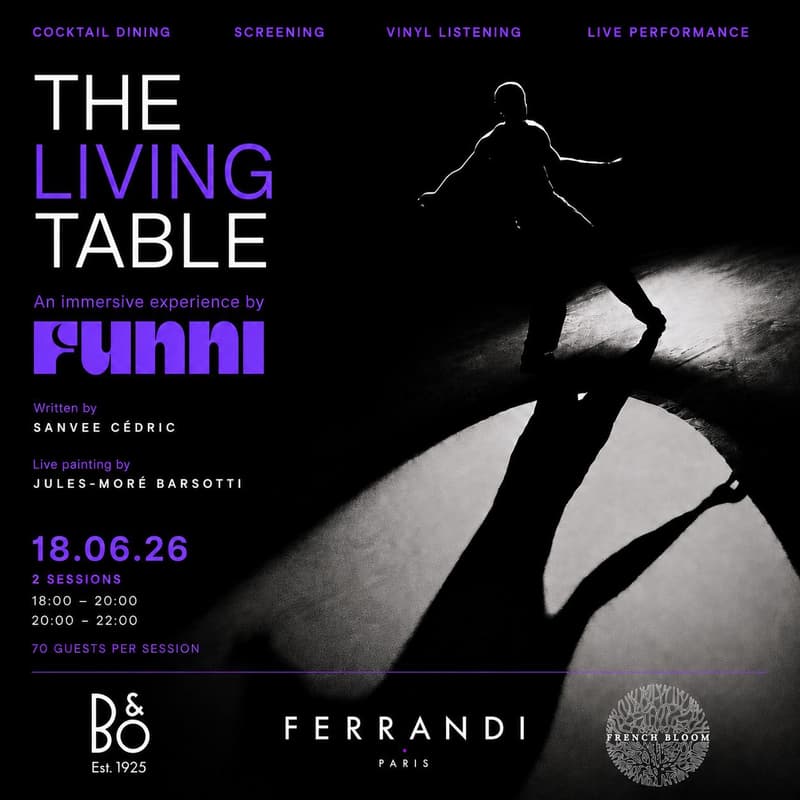 Cover Image for THE LIVING TABLE. Movement. Sound. Painting. Gastronomy.