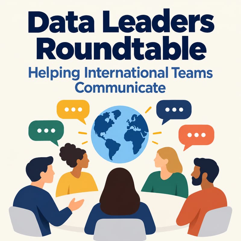 Cover Image for Data Leaders Roundtable: Helping International Teams Communicate