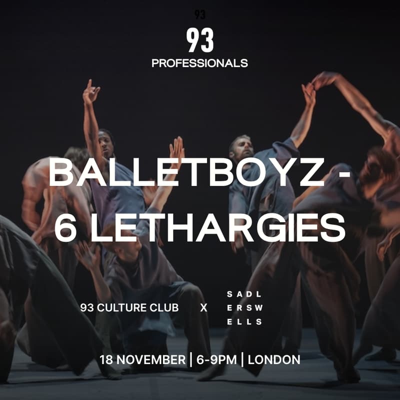 Cover Image for 93 Culture Club: Sadler's Wells - BalletBoyz