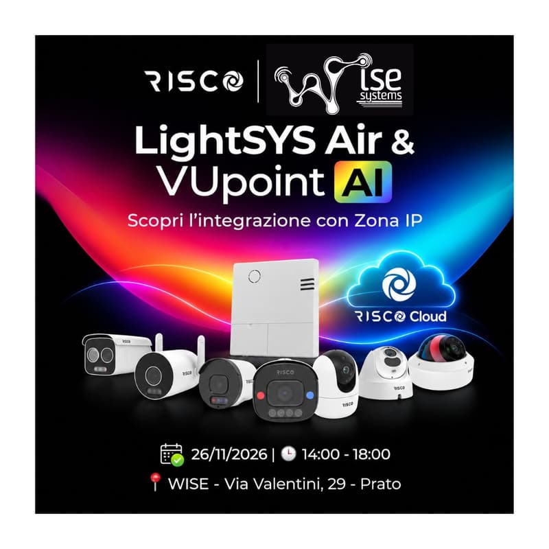 Cover Image for RISCO: LightSYS Air & VUpoint AI