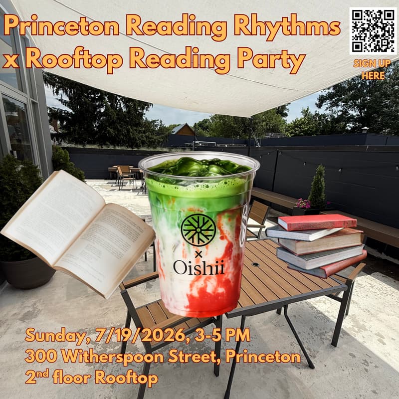 Cover Image for Reading Rhythms Princeton x Rooftop Reading Party