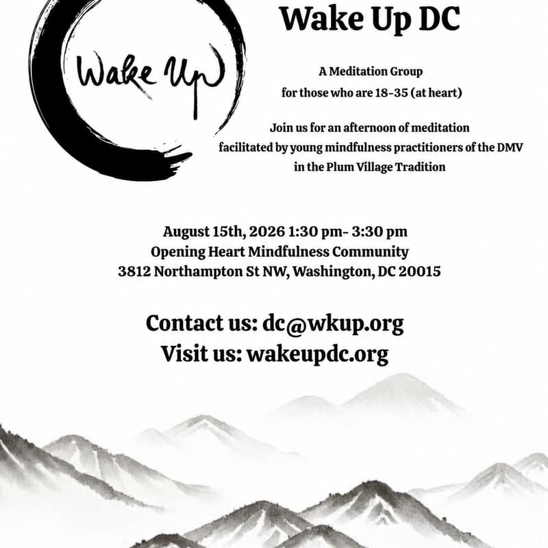 Cover Image for Wake Up DC Monthly Meditation