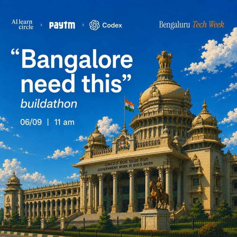 Cover Image for "Bangalore need this" build sprint