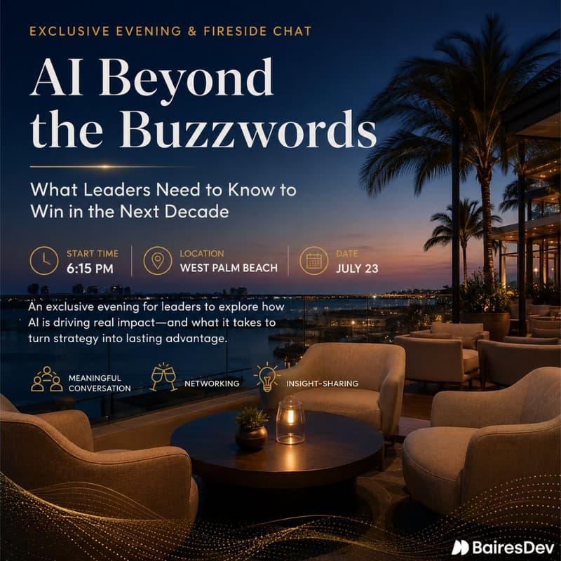 Cover Image for AI Beyond the Buzzwords: What Leaders Need to Know to Win in the Next Decade (Dinner Edition)