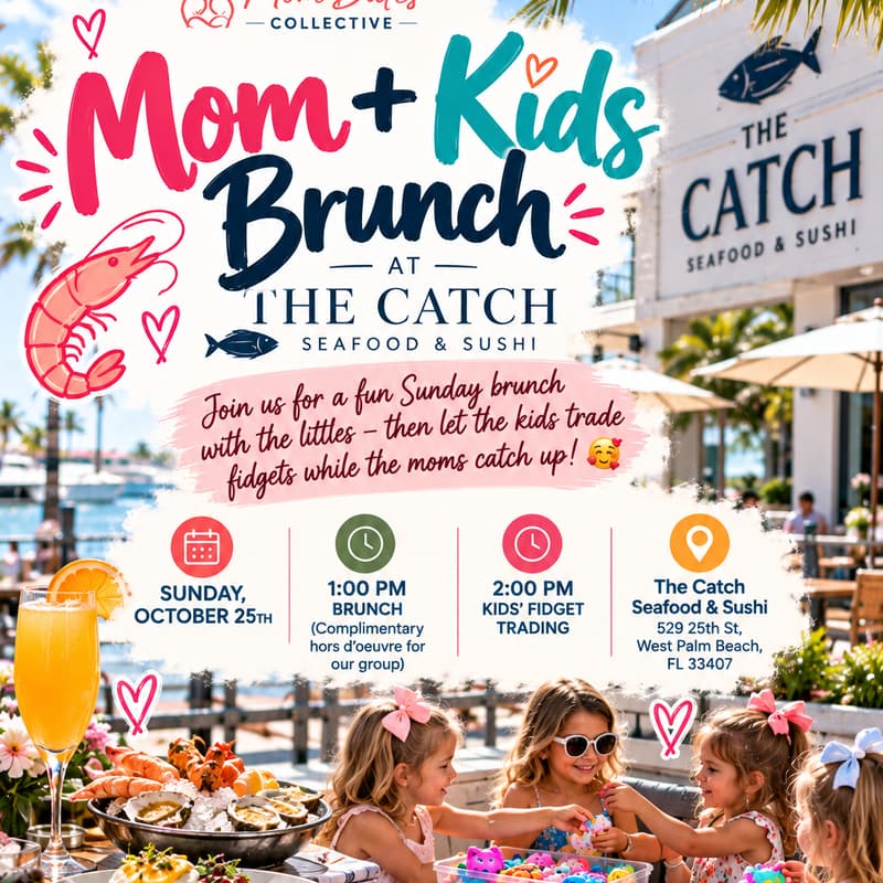Cover Image for Mom + Kids Brunch at the Catch Seafood & Sushi
