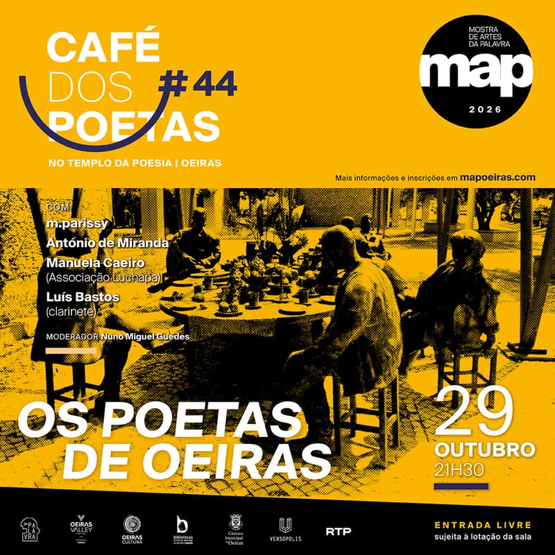 Cover Image for Café dos Poetas #44 "Os Poetas de Oeiras"