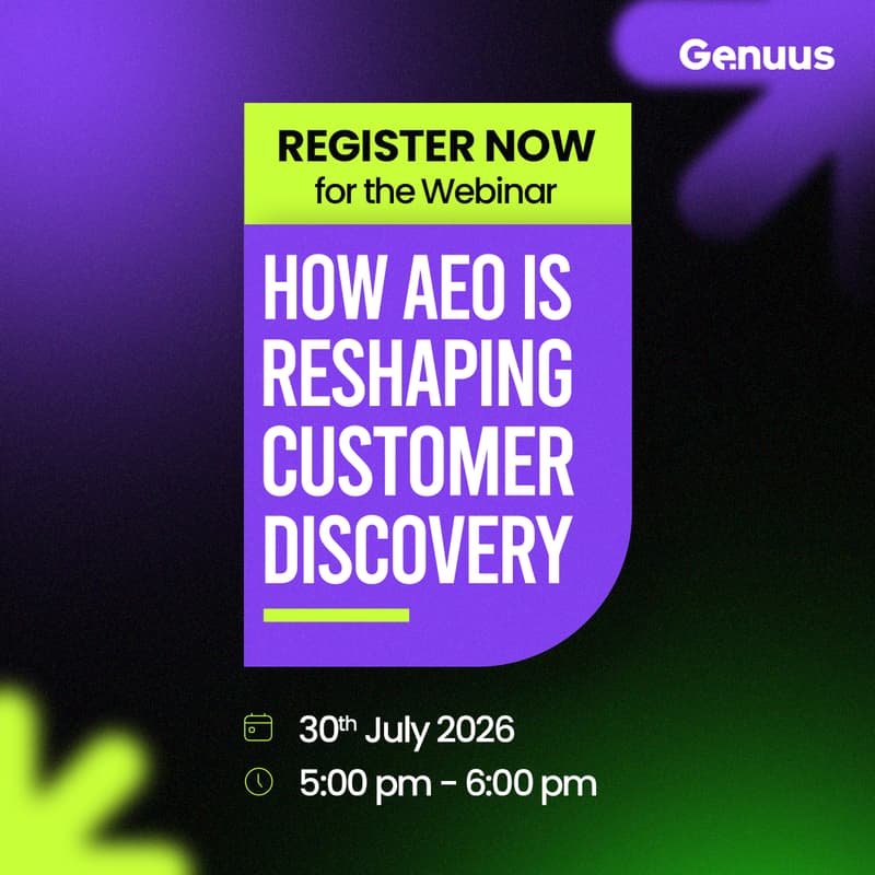 Cover Image for Webinar: How AEO is Reshaping Customer Discovery