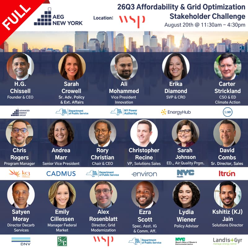 Cover Image for AEG New York 26Q3 Stakeholder Challenge: Affordability & Grid Optimization