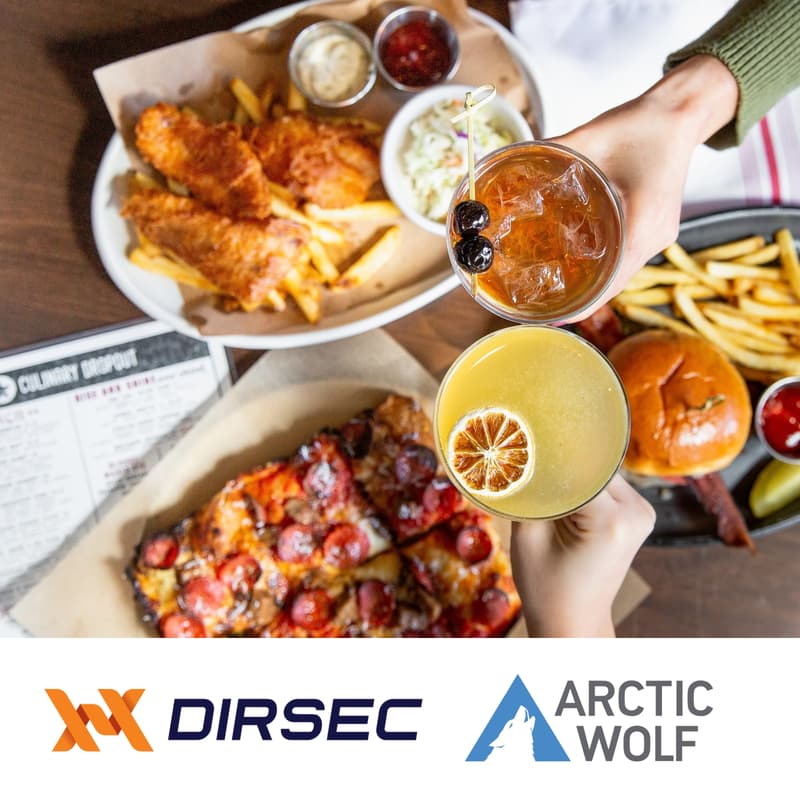Cover Image for Dash & Dine at Culinary Dropout | with Arctic Wolf & DirSec