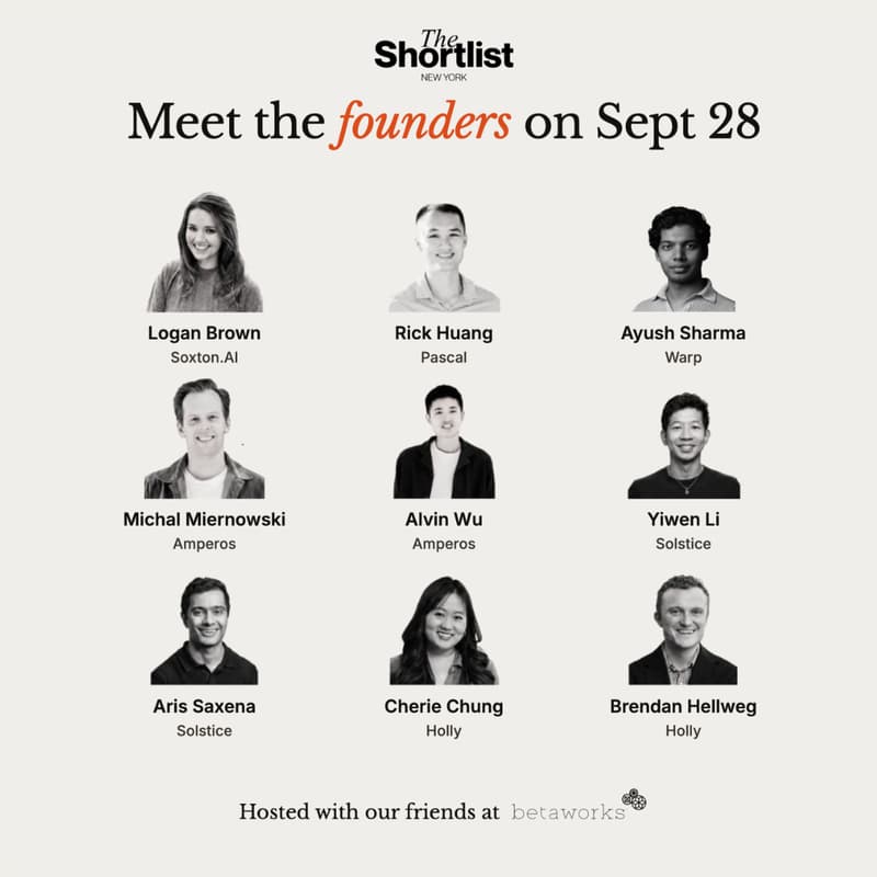 Cover Image for The Shortlist: September Founder Showcase