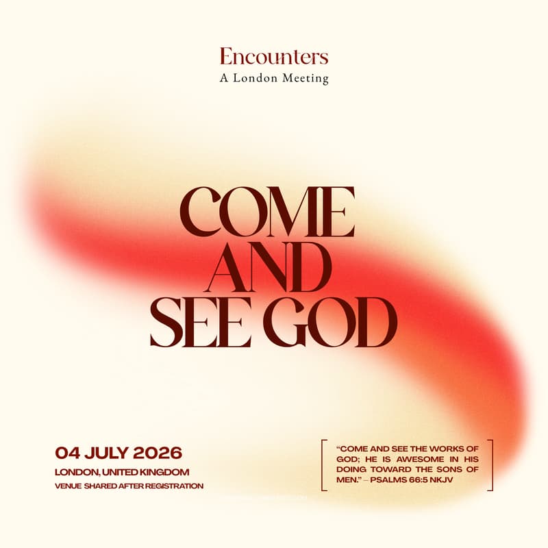 Cover Image for ENCOUNTERS: COME AND SEE GOD