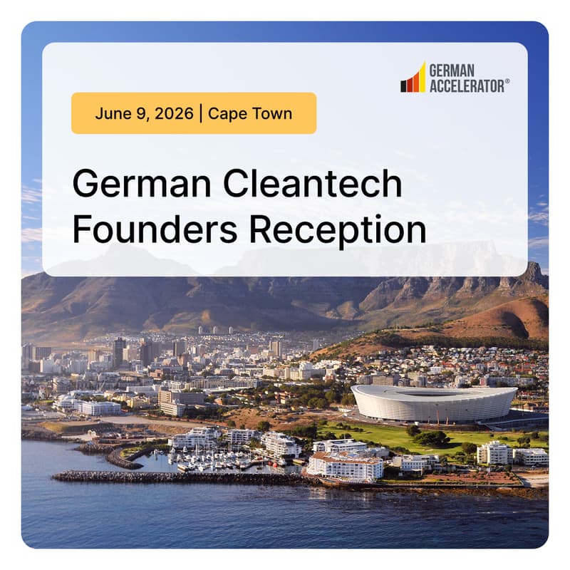 Cover Image for German Cleantech Founders Reception
