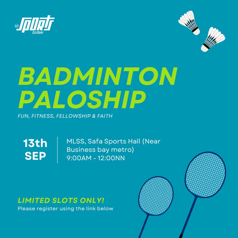 Cover Image for Paloship Badminton Sep 13th, 2026