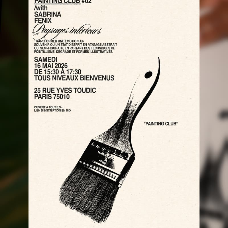 Cover Image for PAINTING CLUB #02 @LA MONTGOLFIÈRE 10ÈME