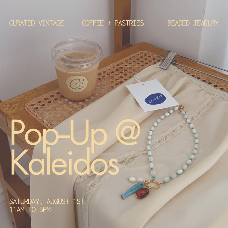 Cover Image for Pop-Up! Vintage, Coffee, Pastries, & Beaded Jewelry
