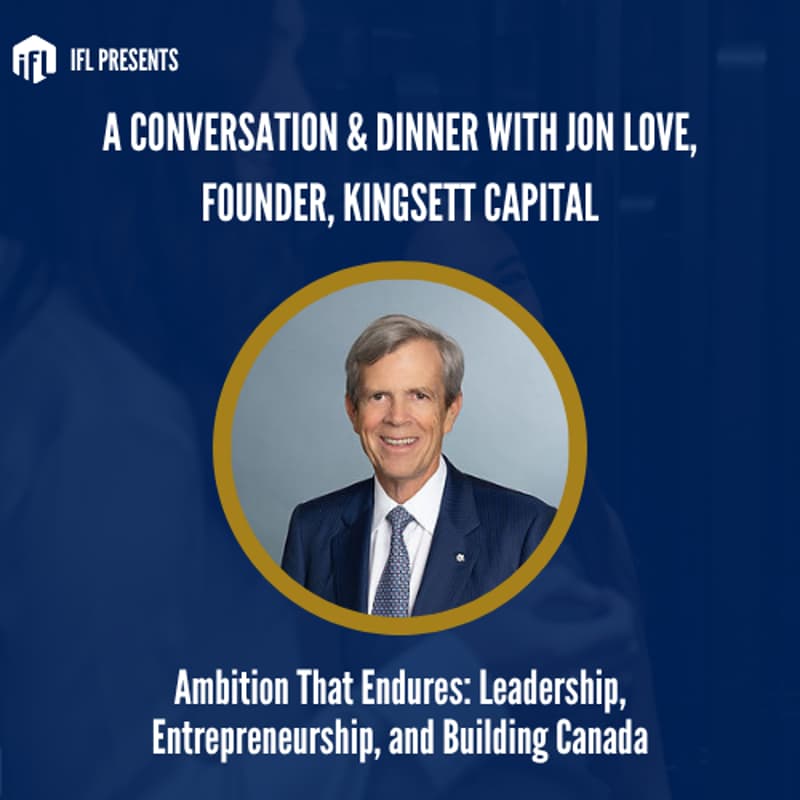 Cover Image for IFL Leadership Dinner w/ Jon Love