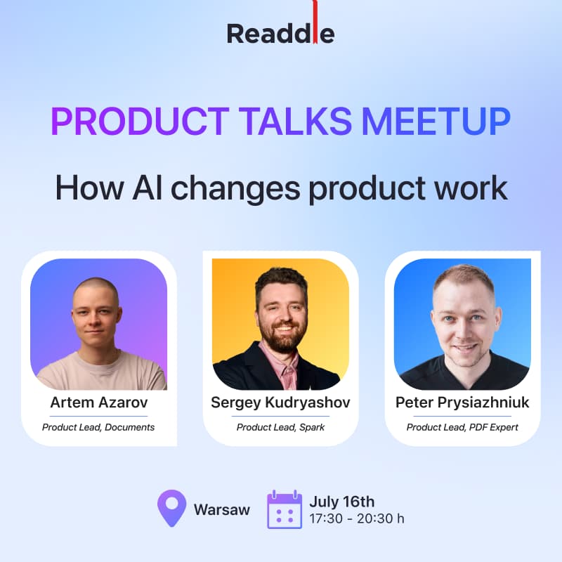Cover Image for Product Talks Warsaw: How AI Changes Product Work