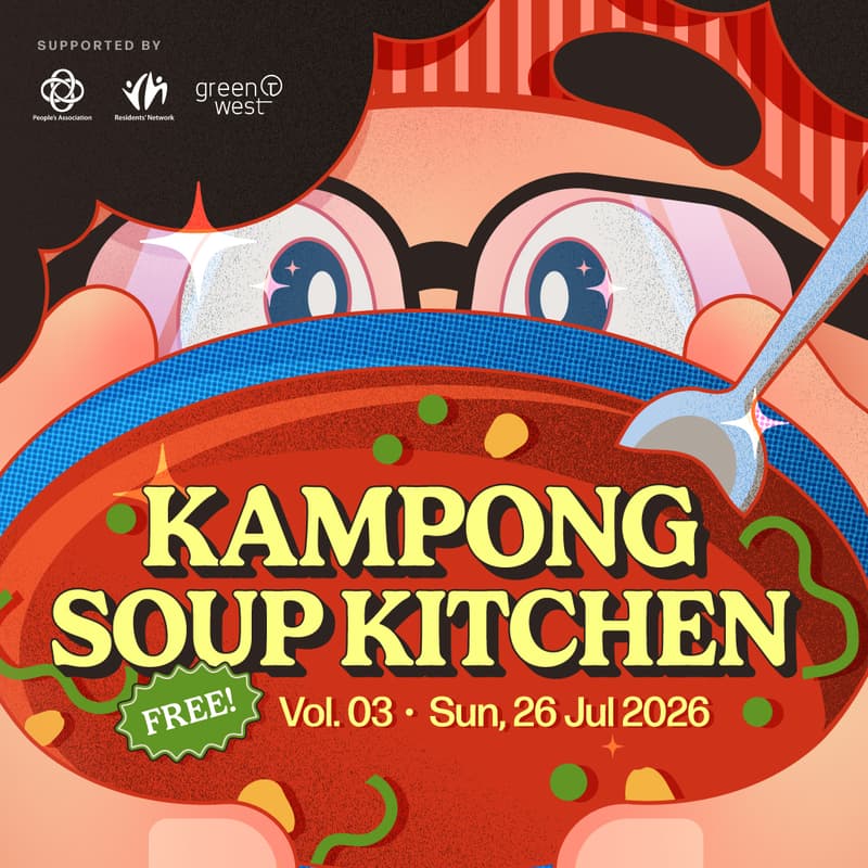 Cover Image for Kampung Soup Kitchen Vol.03: Cream Of Mushroom Soup And Smoky Chicken, Corn And Beans With Tortilla Soup
