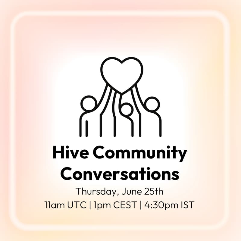 Cover Image for Hive Community Conversations