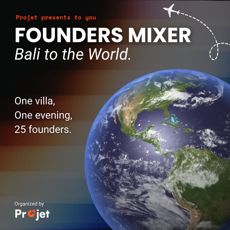 Cover Image for Founders Mixer: Bali to the World.