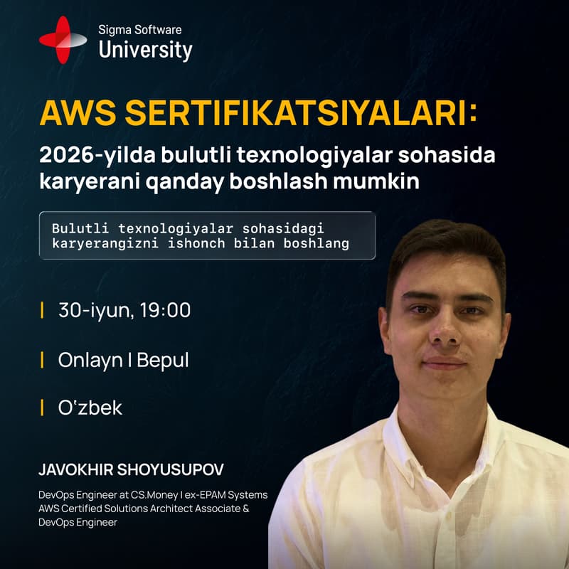 Cover Image for Online Webinar AWS Certifications: How to Start a Career in Cloud Technologies in 2026