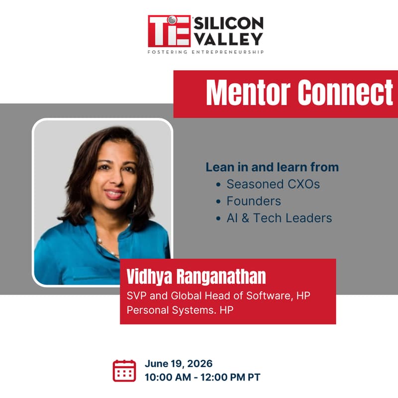 Cover Image for Mentor Connect: 1:1 Founder Sessions Featuring Vidhya Ranganathan