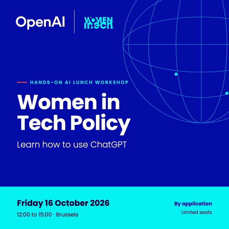 Cover Image for Women in Tech Policy: Hands-on AI Lunch Workshop