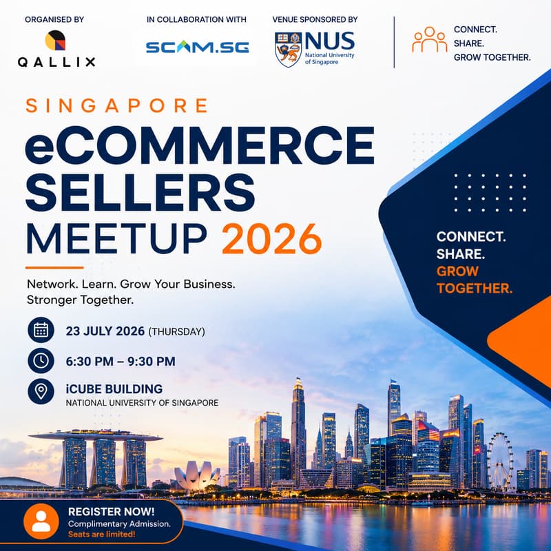 Cover Image for Singapore eCommerce Sellers Meetup 2026: Protecting Growth. Preventing Fraud. Scaling Smarter