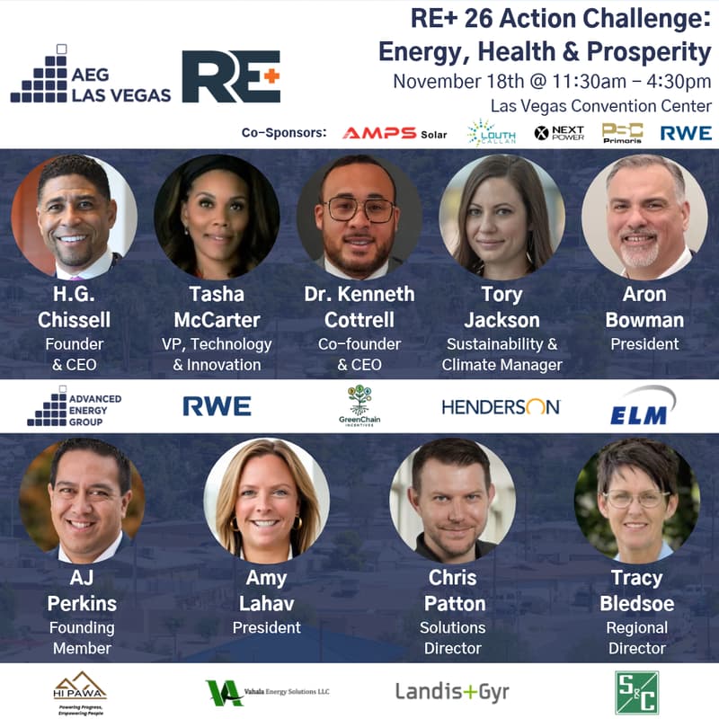 Cover Image for AEG RE+ 26 Action Challenge: Energy, Health & Prosperity