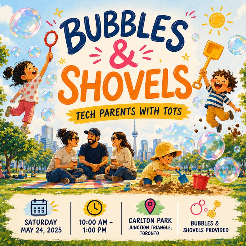 Cover Image for Bubbles & Shovels: Tech Parents with Tots