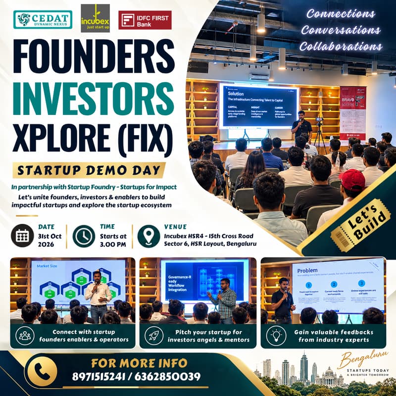 Cover Image for Founders & Investors Xplore by CEDAT