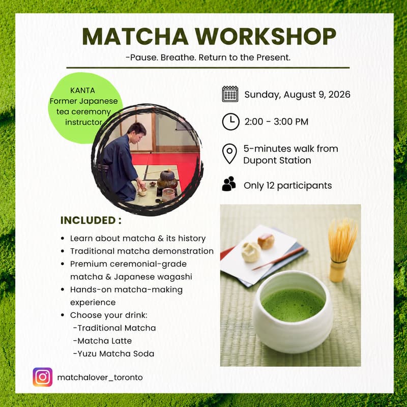 Cover Image for Matcha Workshop