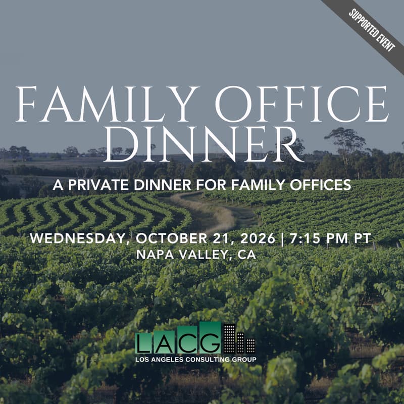 Cover Image for October 21: Family Office Investor Dinner