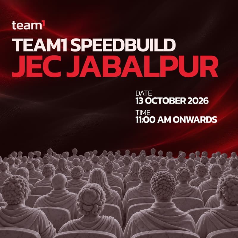 Cover Image for Team1 SpeedBuild - JEC Jabalpur