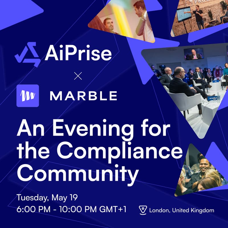 Cover Image for AiPrise x Marble: An Evening for the Compliance Community