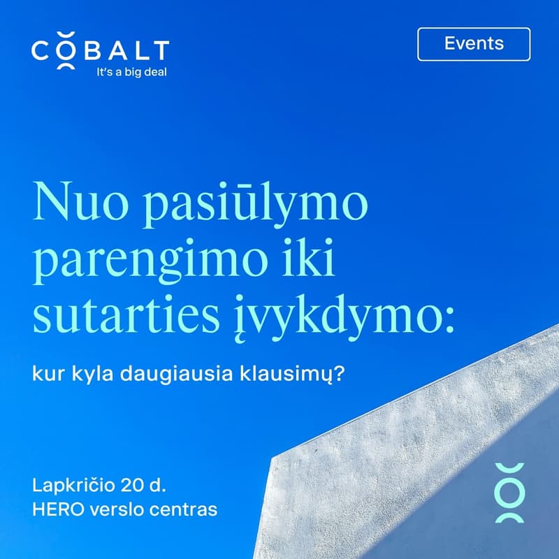 Cover Image for Nuo pasiūlymo parengimo iki sutarties įvykdymo: kur kyla daugiausia klausimų?