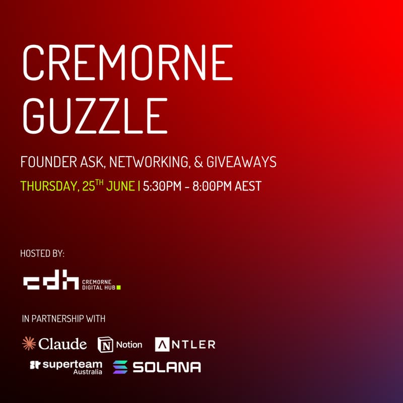 Cover Image for Cremorne Guzzle: Post Founder Day