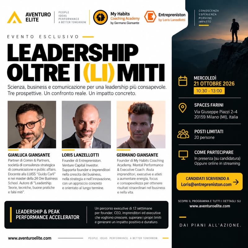 Cover Image for Aventuro Elite: Leadership Oltre i (Li)Miti