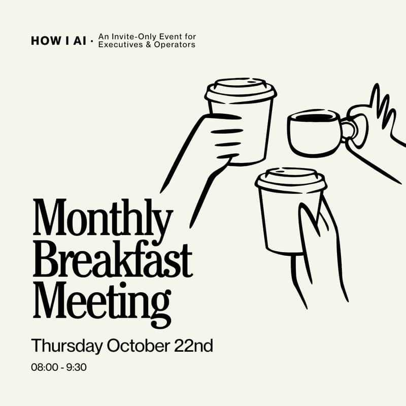 Cover Image for How I AI: Executive Breakfast