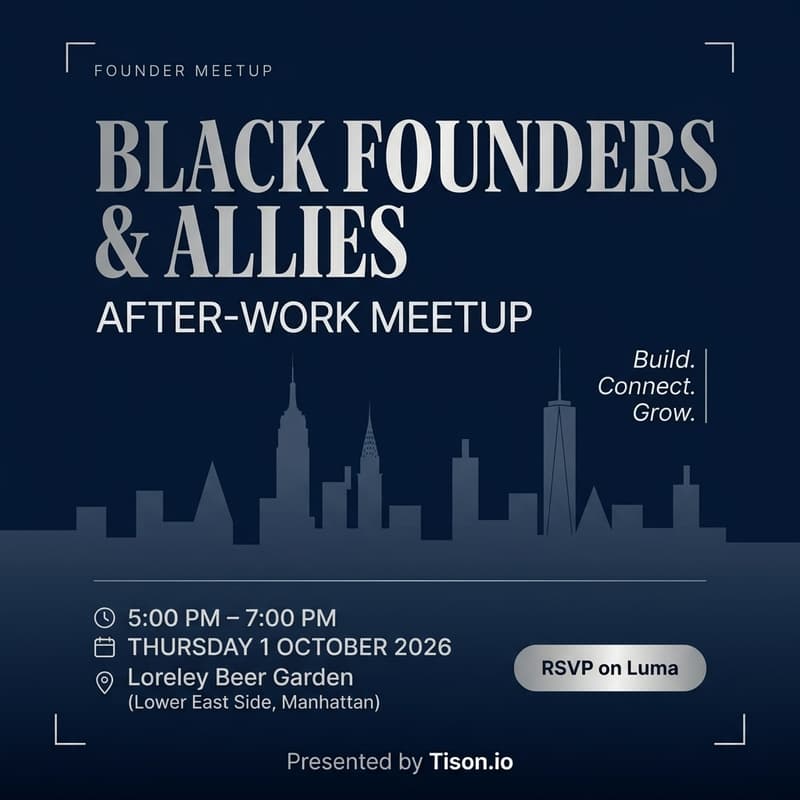 Cover Image for Black Founders & Allies After-work