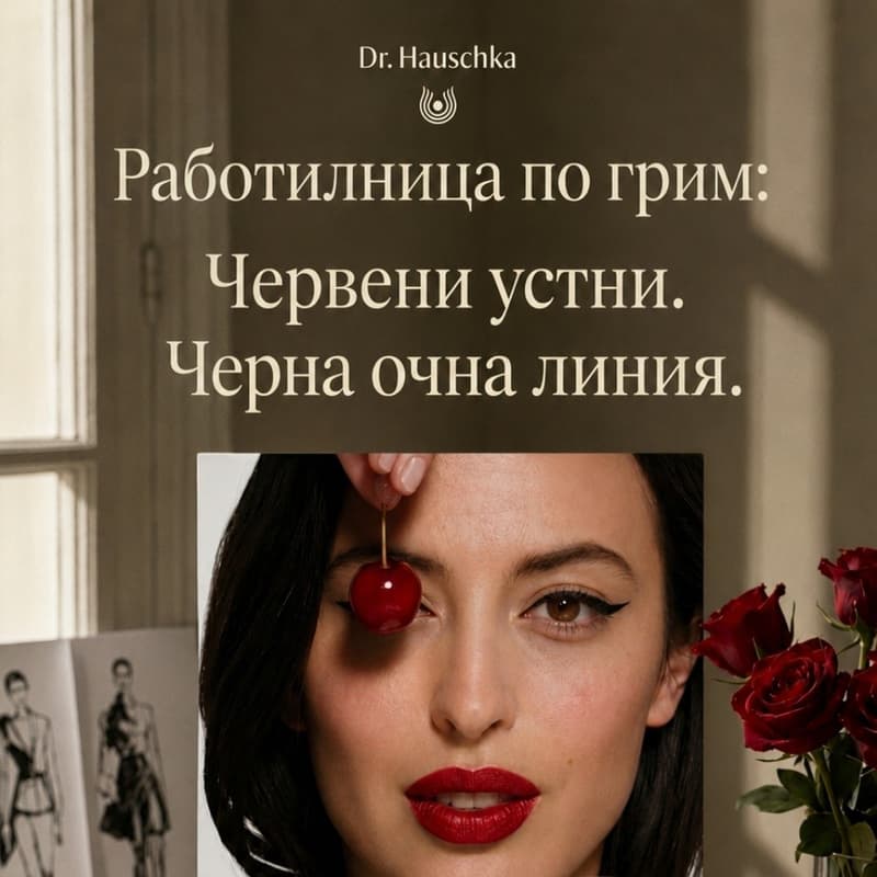 Cover Image for Работилница по грим: Червени устни. Черна очна линия.
