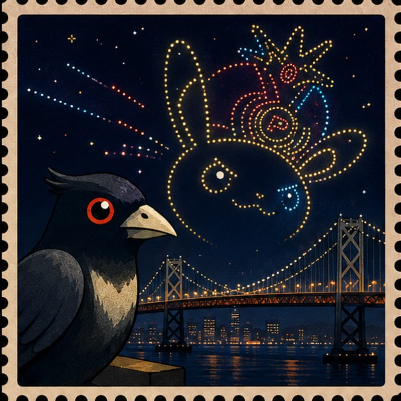 Cover Image for Pokémon Drone Show Watch Party